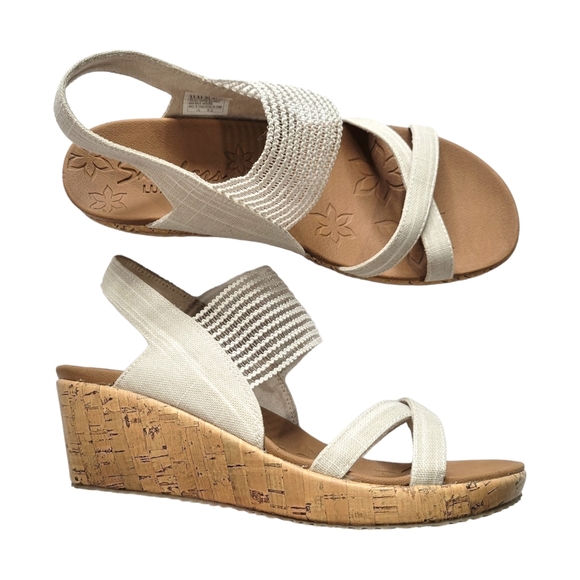 NWOT | Skechers | Beverlee High Tea Sandal | Size 9.5 - Picture 1 of 11